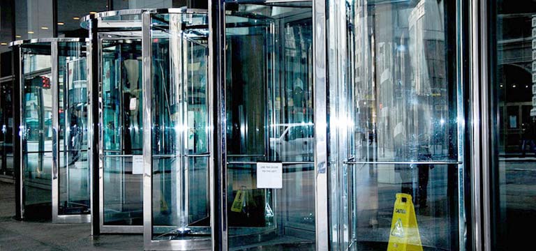 Automatic Revolving Door